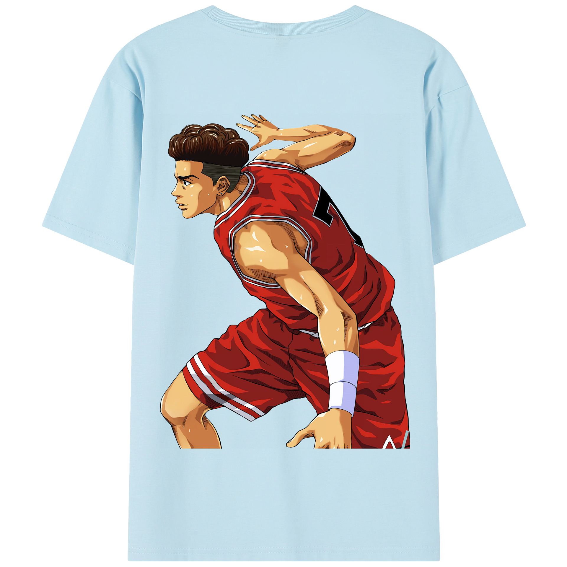 SLAM DUNK／スラムダンク 綿100％半袖Tシャツ（背面プリント）